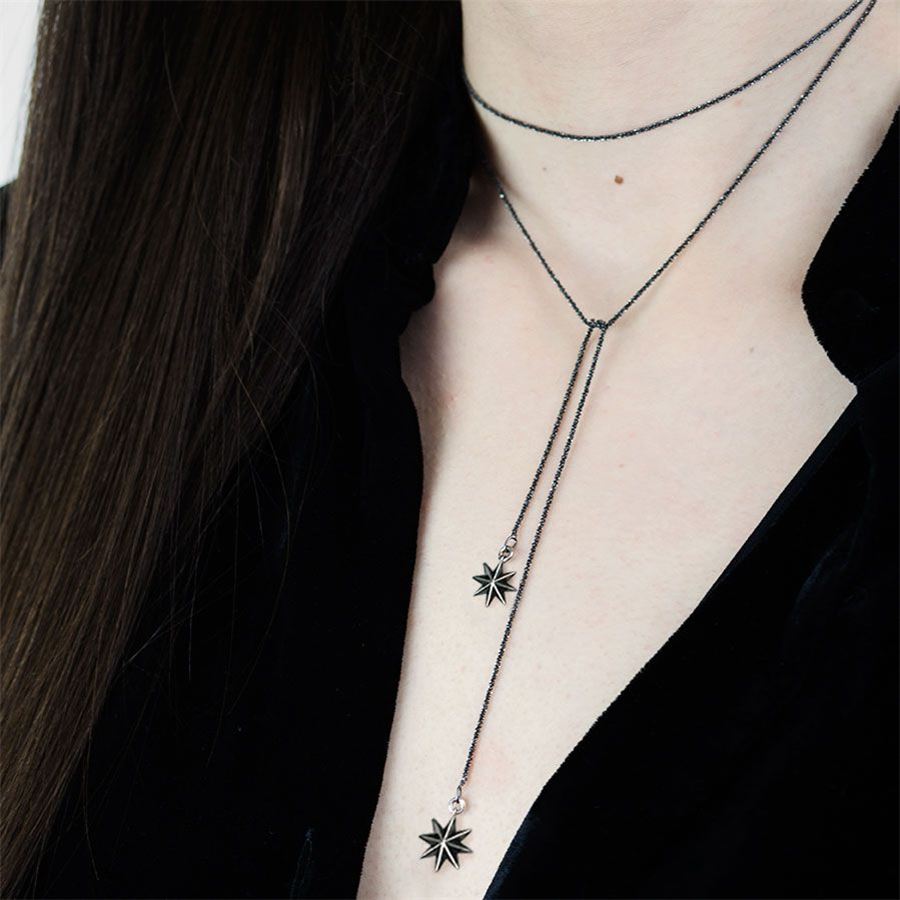 Sciarpetta 'Stella dei venti' in argento rodiato STELLA DEI VENTI | SCIA LUAGN AG